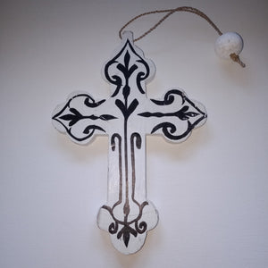 White and Black Cross