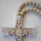 Wooden Cross (Whitewashed)